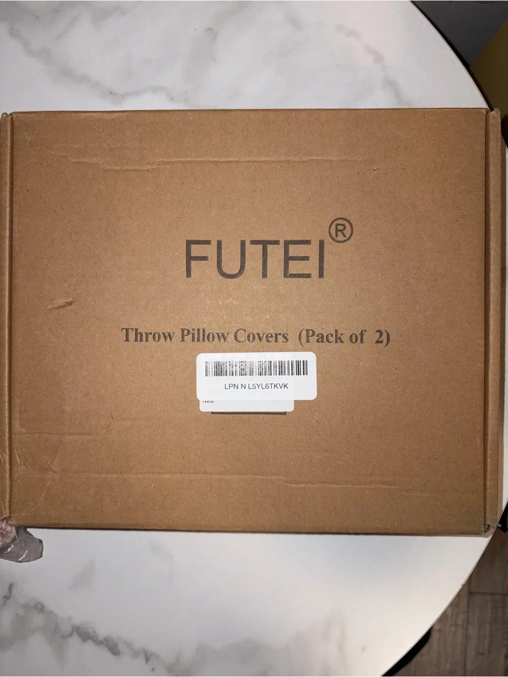 Futei Pink Throw Pillow Covers - Pack of 2